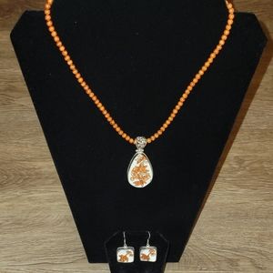China Baroque Necklace and earrings